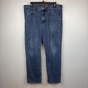 Tommy Bahama Jeans Mens 36x30 Blue Denim Authentic Straight Leg Stretch